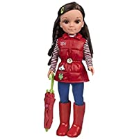 Nancy - Un día de lluvia- Muñeca con chubasquero- paraguas y botas de agua (Famosa 700013517)